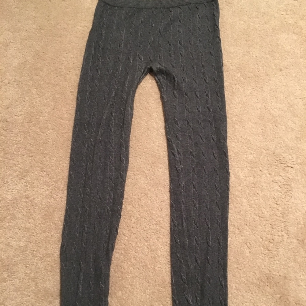Gray leggings